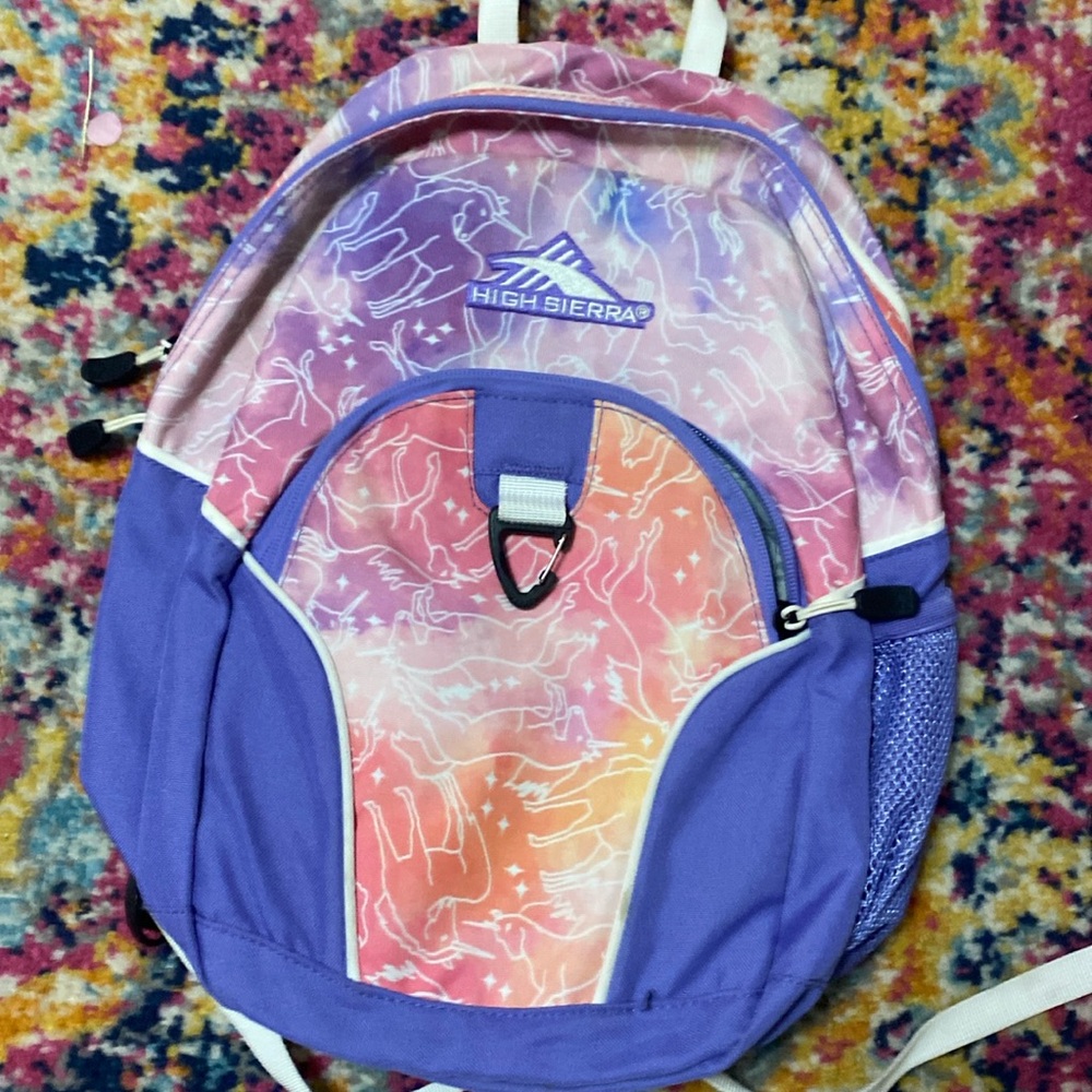 Preschool girls unicorn backpack